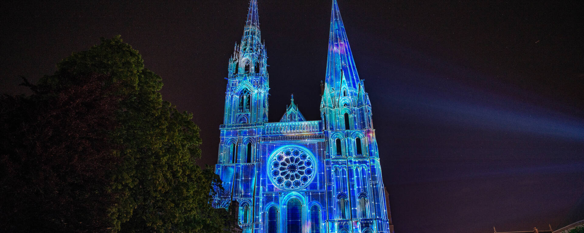 Cathédrale de Chartres lors de Chartres en lumières