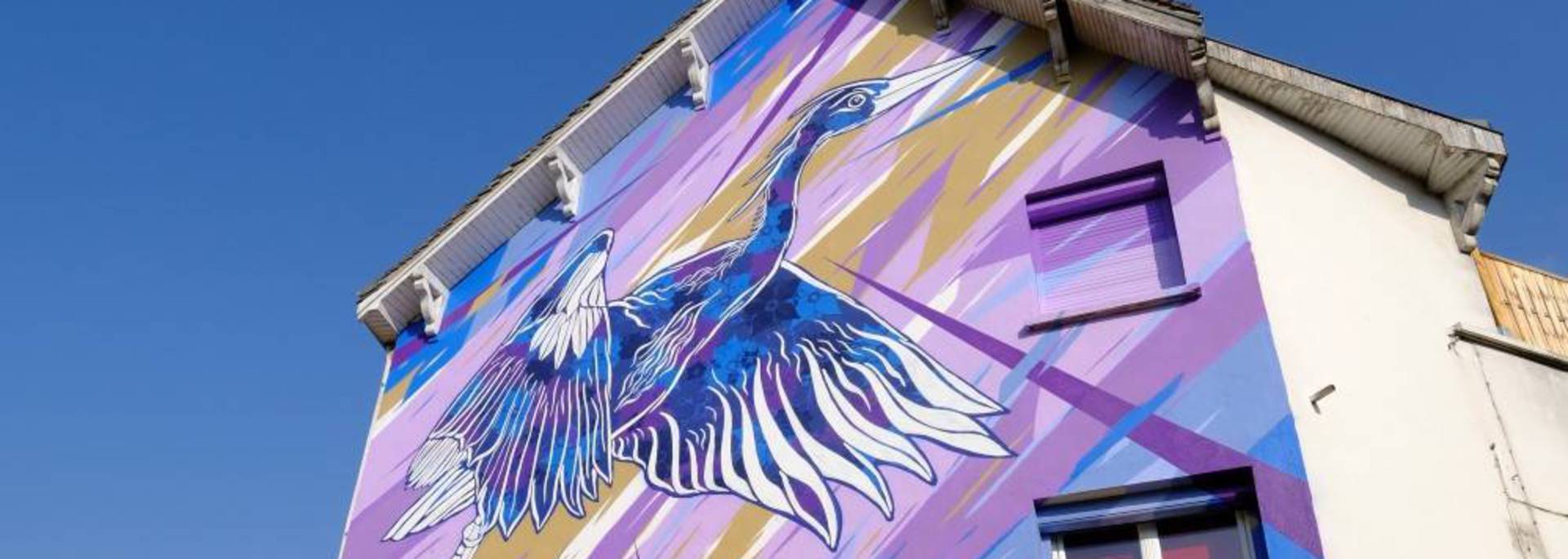 Oeuvre de street art à Chartres