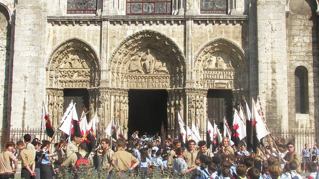 Pélerinage des scouts