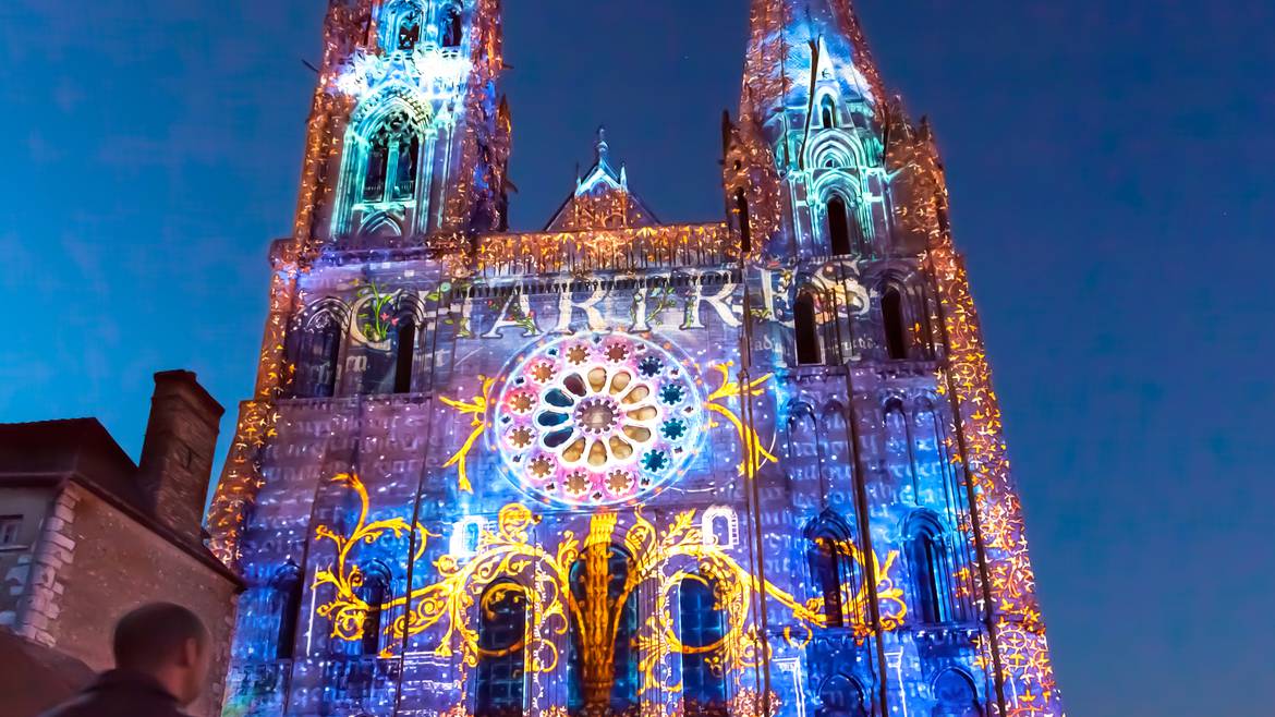 Visite guidée Chartres en lumières privilège