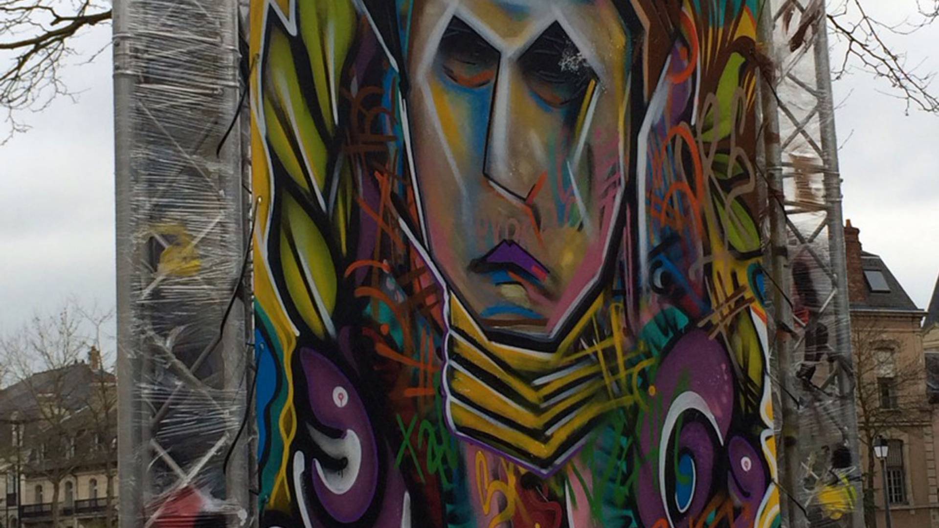 Street-Art lors du Boulevard du Graff