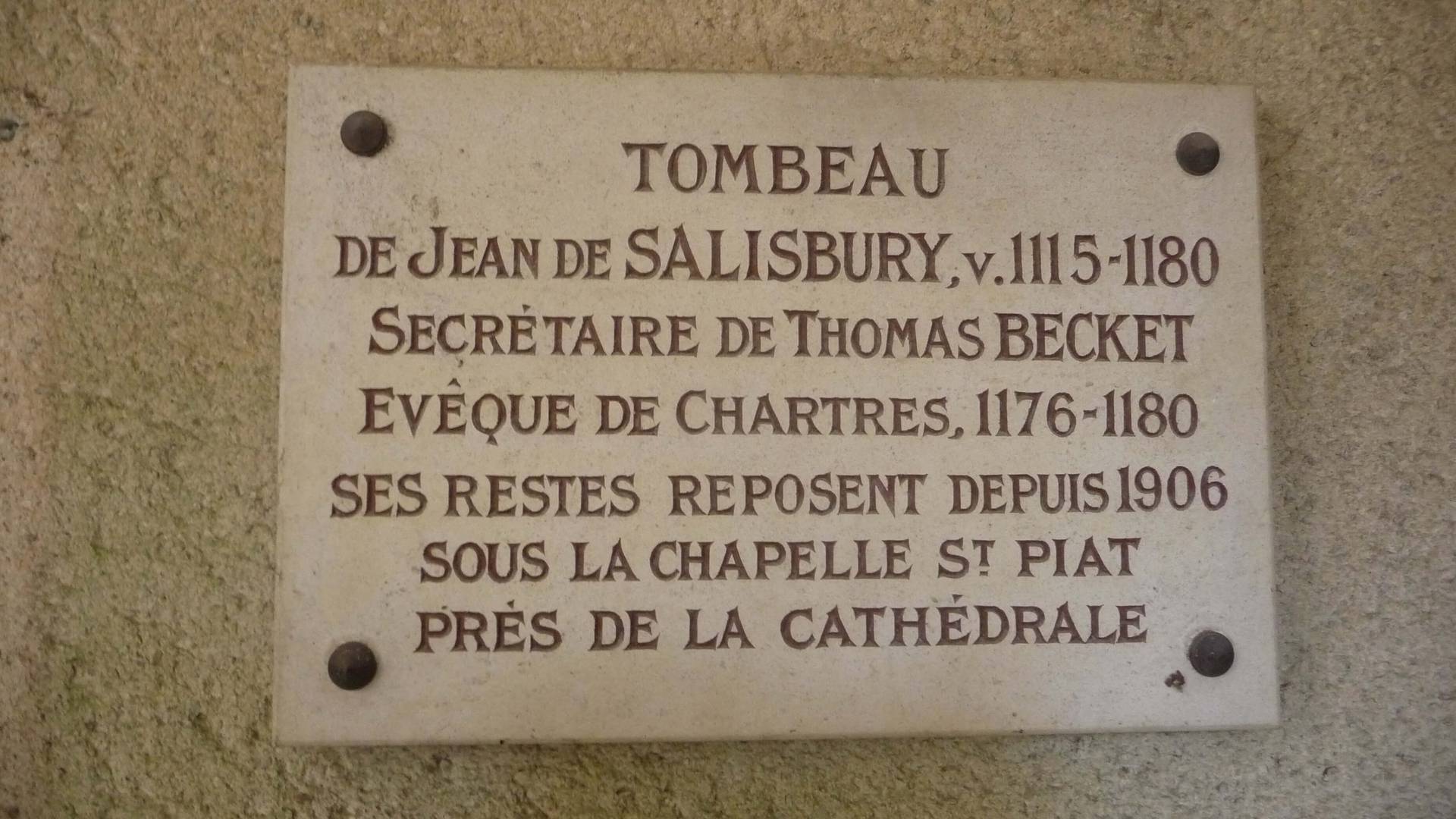 Tombeau de Jean de Salisbury