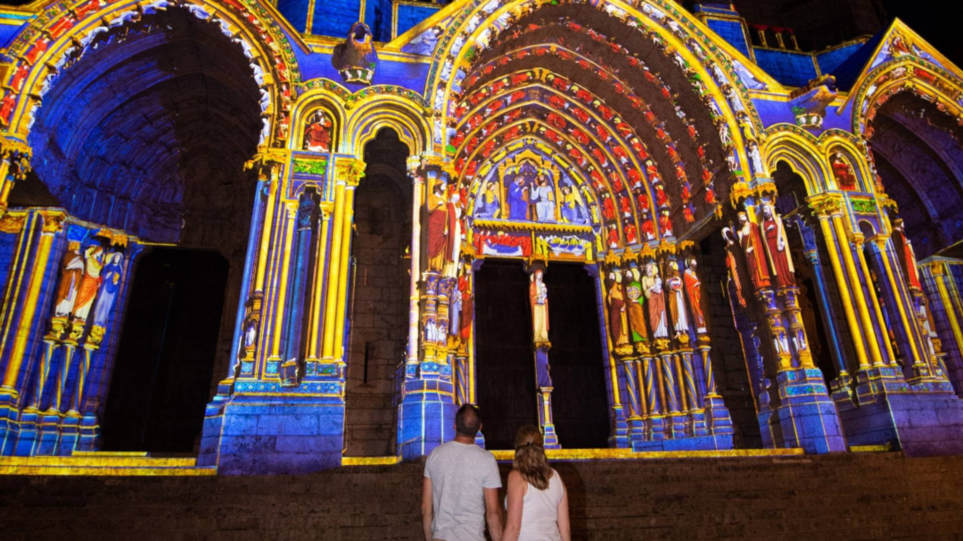 Chartres en lumières en couple