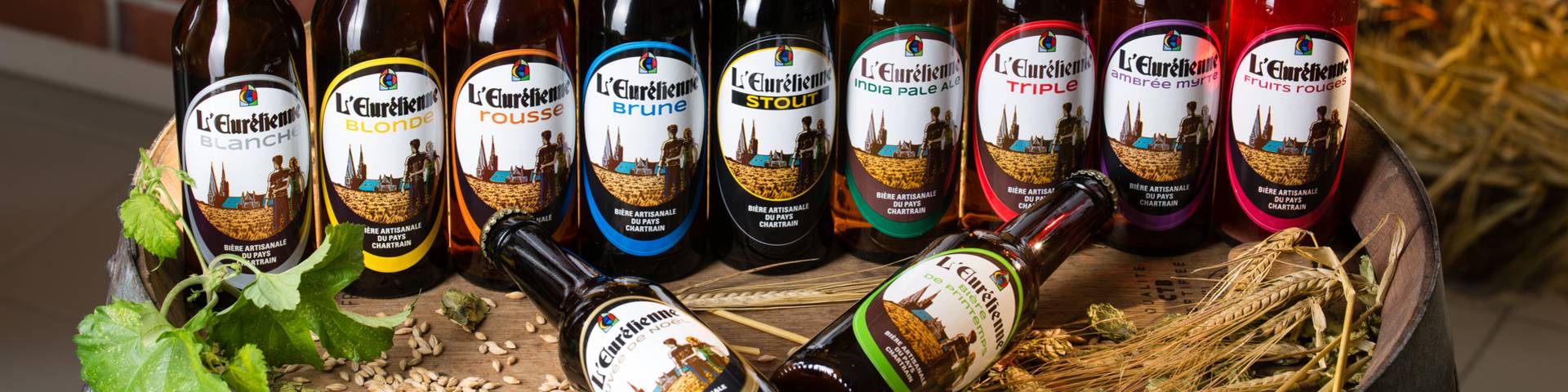 Gamme de bières l'Eurélienne