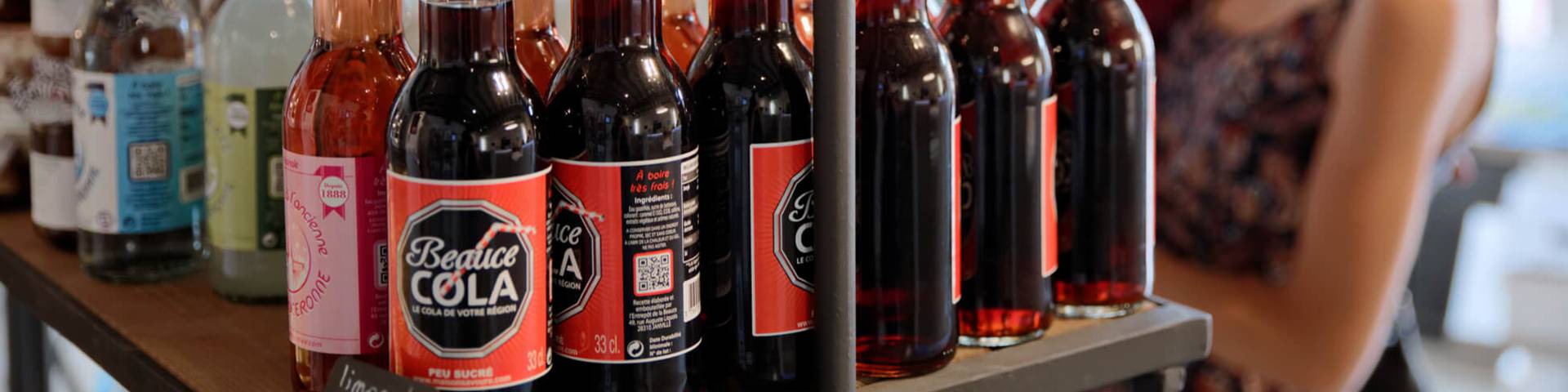 Beauce Cola at the Tourist Office boutique