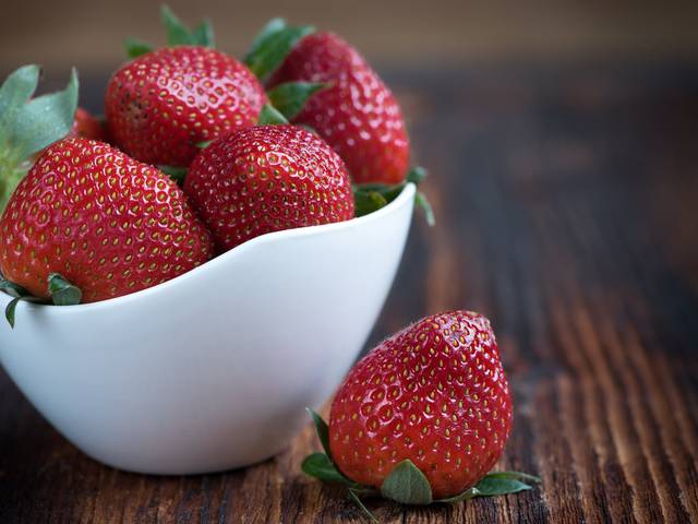 Coupe de fraises