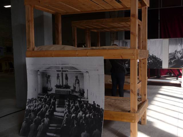 Exposition au sein du Séminaire des Barbelés